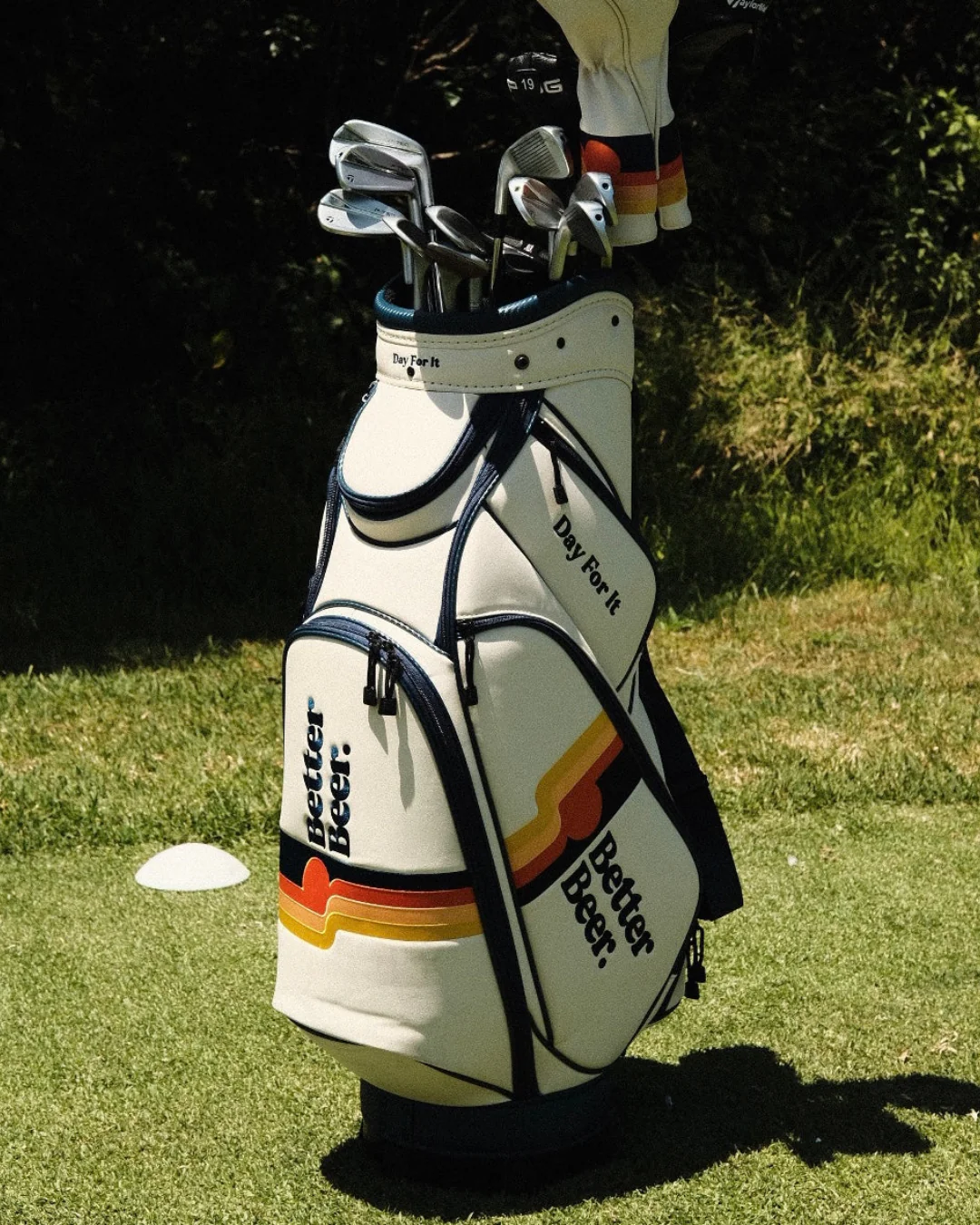 Golf Shop -Golf Shop better beer tour bag 9.5in white 1